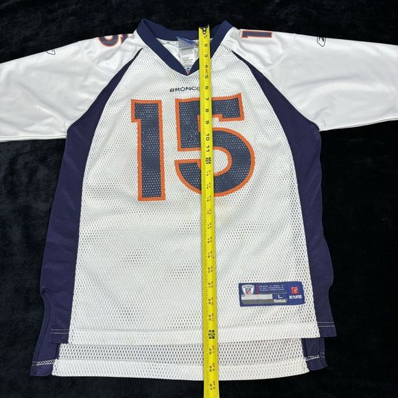BRANDON MARSHALL DENVER BRONCOS REEBOK Retro JERSEY YOUTH Large Throwback - Picture 8 of 10